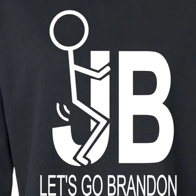 Biden Screwing America LetS Go Brandon Cropped Pullover Crew