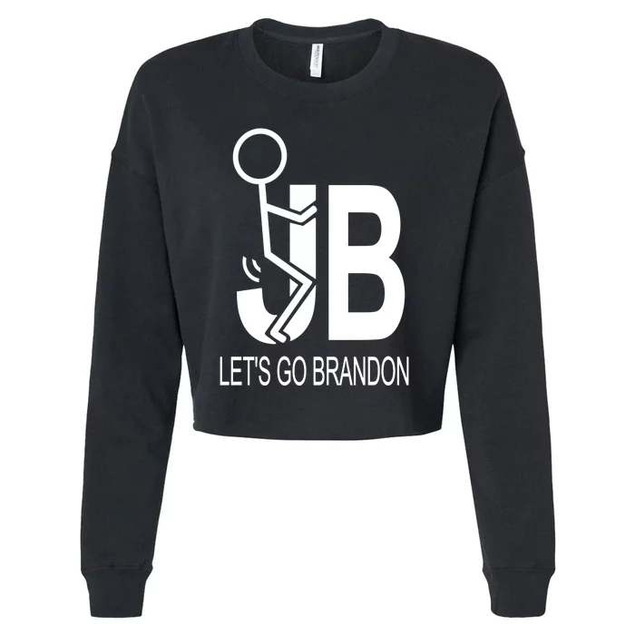 Biden Screwing America LetS Go Brandon Cropped Pullover Crew