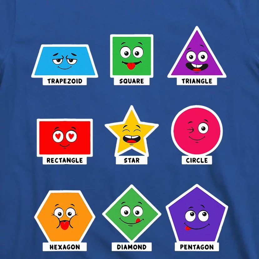 Basic Shapes And Preschoolers Learning T-Shirt