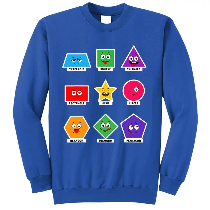 Basic Shapes And Preschoolers Learning Tall Sweatshirt