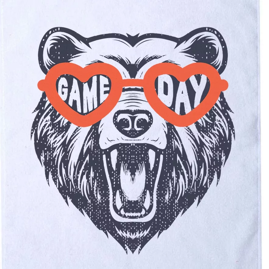 Bear Sunglasses American Football Thanksgiving Game Day Platinum Collection Golf Towel