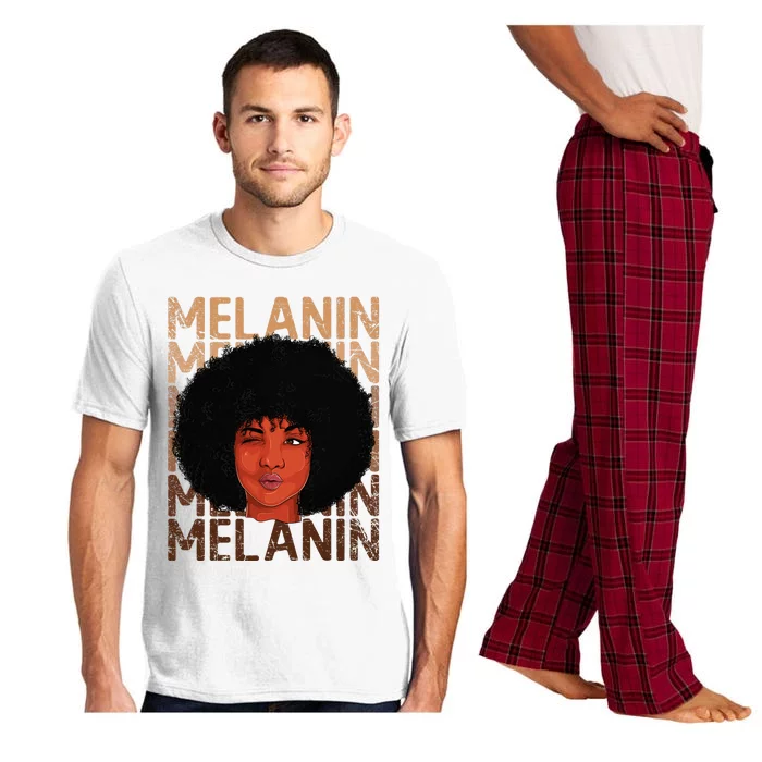 Black Strong  Afro Love Melanin African Pajama Set