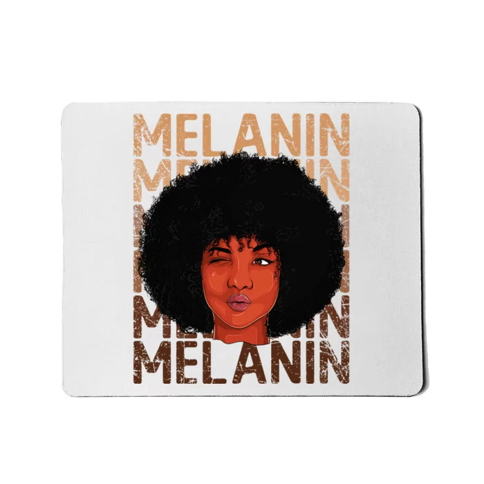 Black Strong  Afro Love Melanin African Mousepad