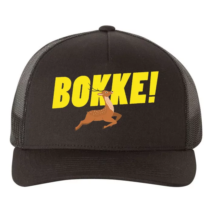 Bokke! South Africa Rugby Springbok South African Yupoong Adult 5-Panel Trucker Hat