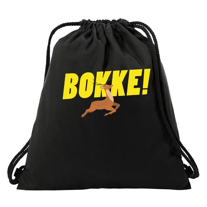 Bokke! South Africa Rugby Springbok South African Drawstring Bag