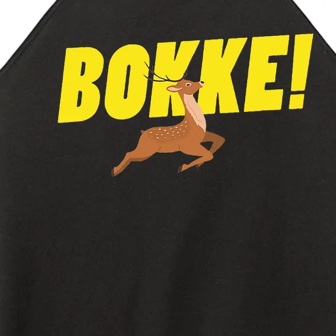 Bokke! South Africa Rugby Springbok South African Women’s Perfect Tri Rocker Tank