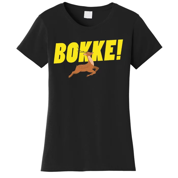 Bokke! South Africa Rugby Springbok South African Women's T-Shirt