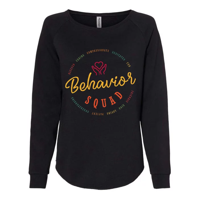 Behavior Specialist Apparel Behavior Squad Womens California Wash Sweatshirt