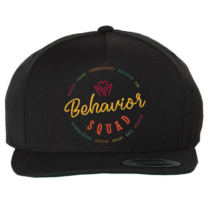 Behavior Specialist Apparel Behavior Squad Wool Snapback Cap