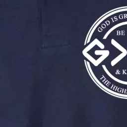 Be Still And Know, God Is Greater Than The Highs And Lows Circle Softstyle Adult Sport Polo