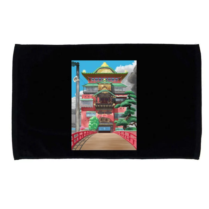 Bathhouse Spirited Away Digital Art Microfiber Hand Towel