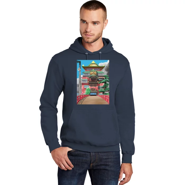 Bathhouse Spirited Away Digital Art Hoodie