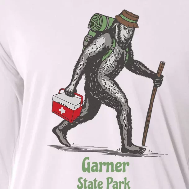 Bigfoot Sighting at Garner State Park Texas Souvenir Cooling Performance Long Sleeve Crew