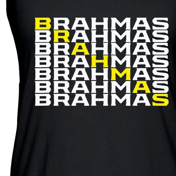 Brahmas San Antonio Football Tailgate Ladies Essential Flowy Tank