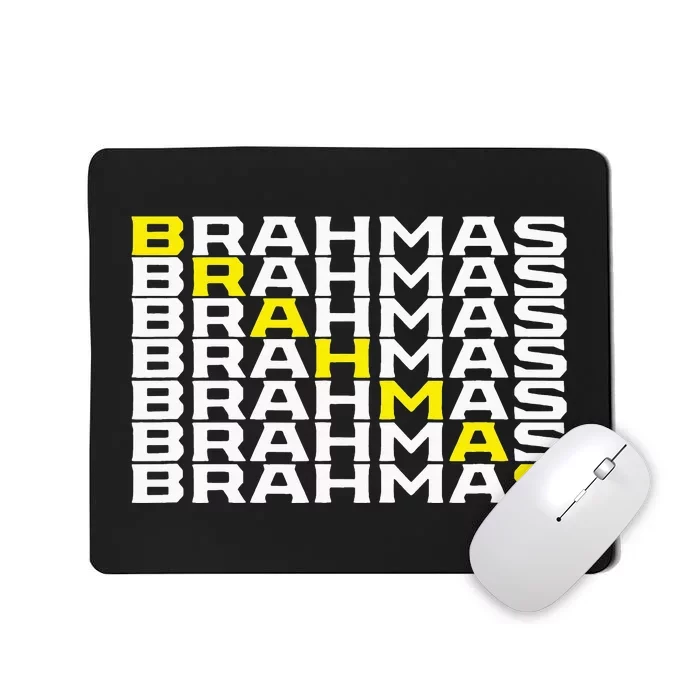 Brahmas San Antonio Football Tailgate Mousepad