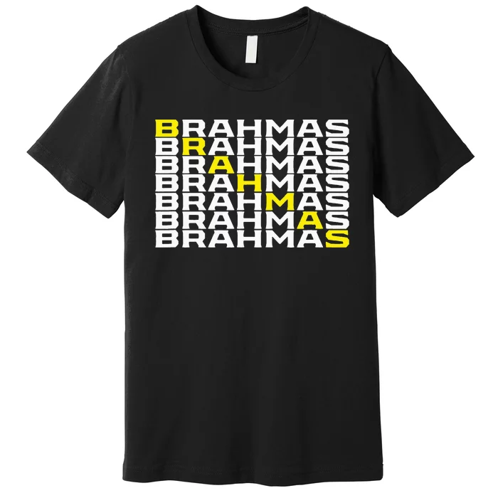 Brahmas San Antonio Football Tailgate Premium T-Shirt