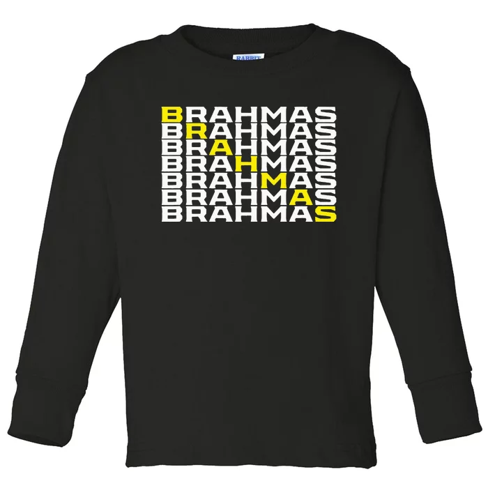 Brahmas San Antonio Football Tailgate Toddler Long Sleeve Shirt