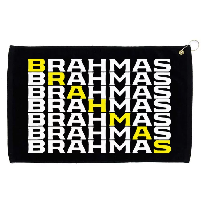 Brahmas San Antonio Football Tailgate Grommeted Golf Towel