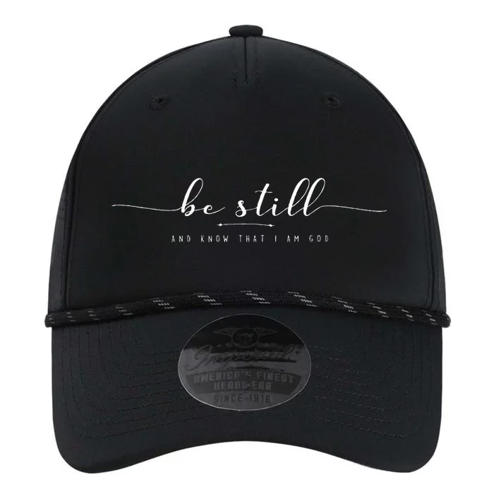 Be Still And Know That I Am God Performance The Dyno Cap