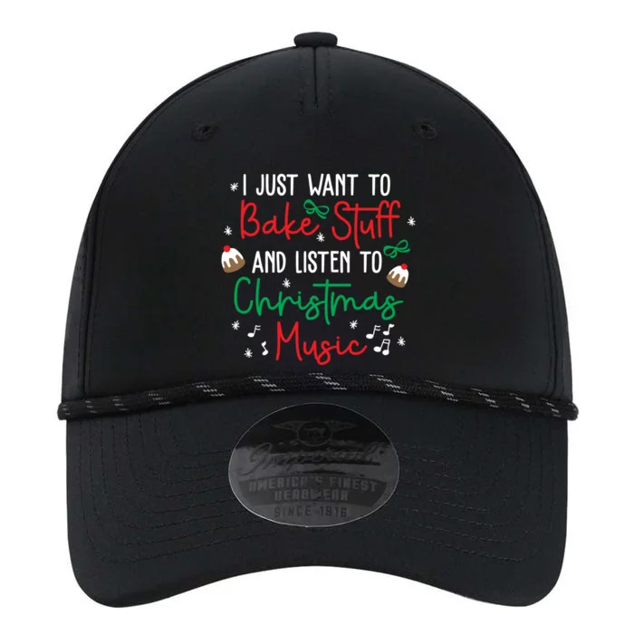 Bake Stuff And Listen To Christmas Music Xmas Holiday Funny Gift Performance The Dyno Cap