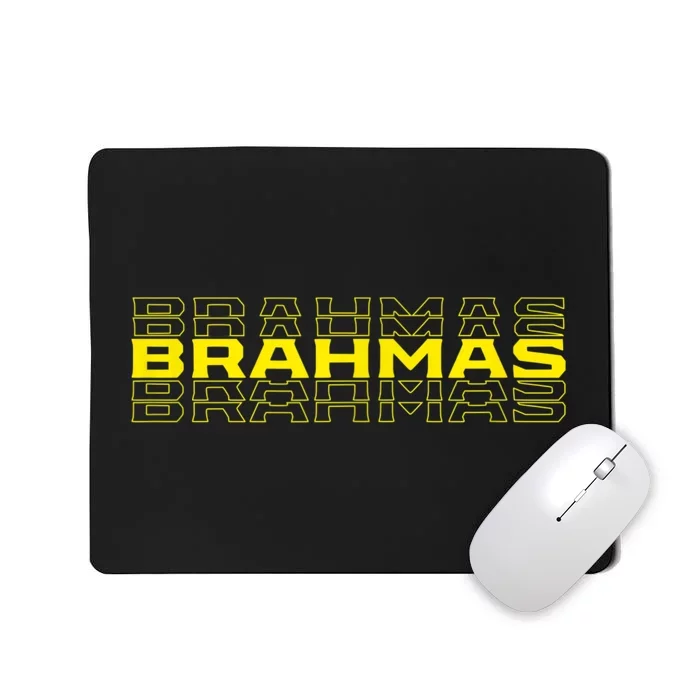 Brahmas San Antonio Football Tailgate Mousepad