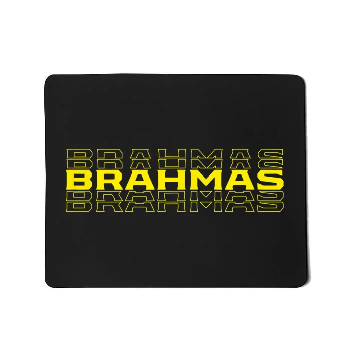 Brahmas San Antonio Football Tailgate Mousepad