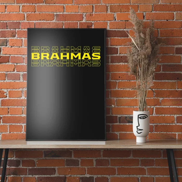 Brahmas San Antonio Football Tailgate Poster