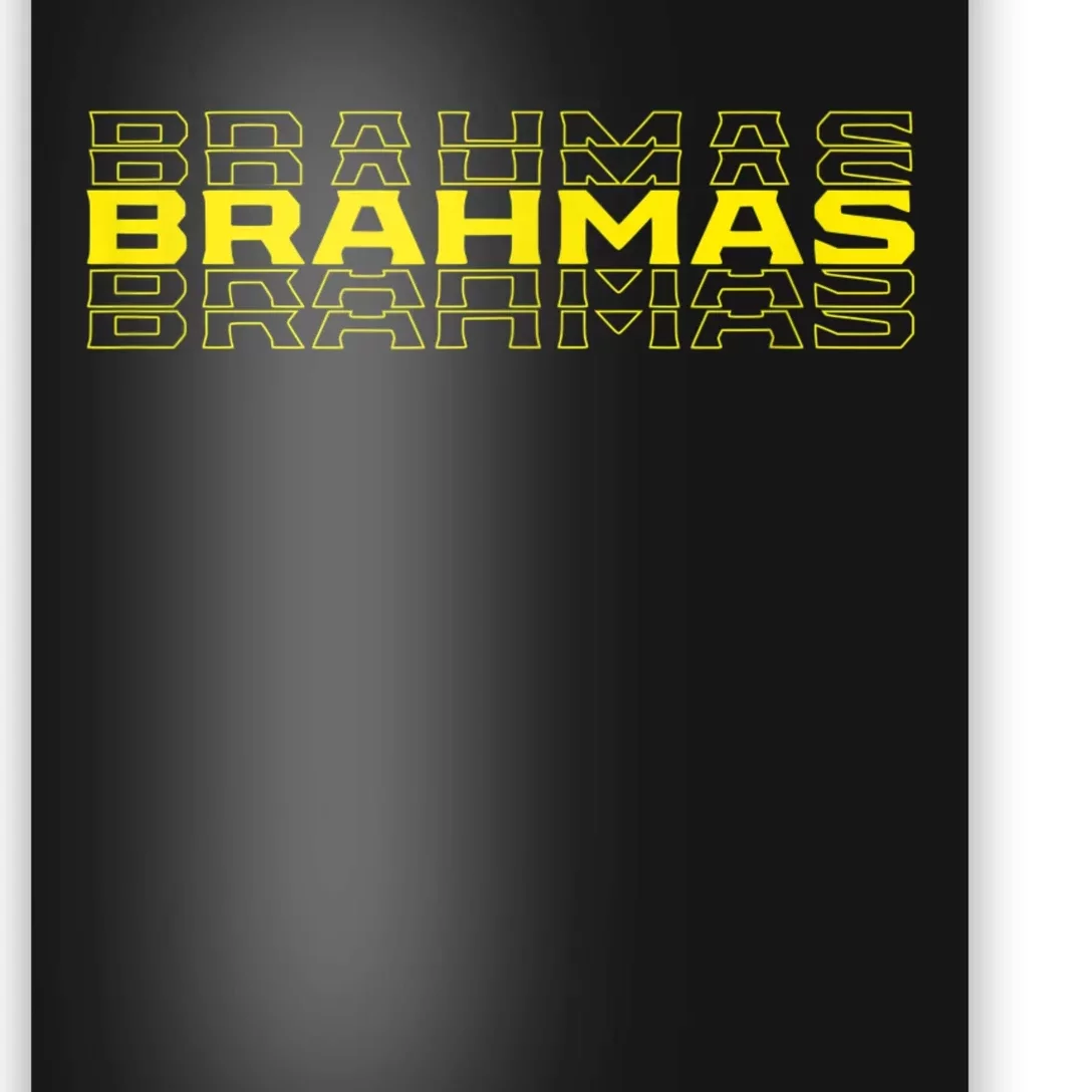 Brahmas San Antonio Football Tailgate Poster