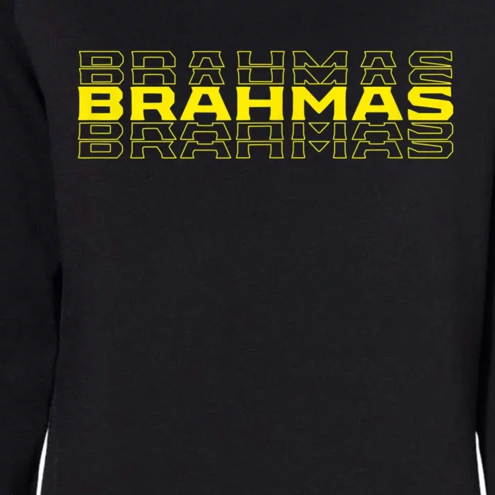 Brahmas San Antonio Football Tailgate Womens California Wash Sweatshirt