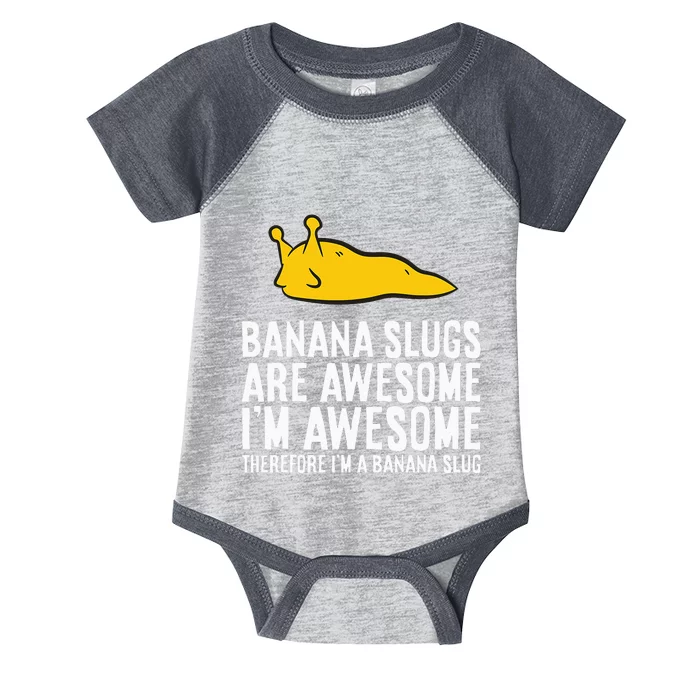 B.A.N.A.N.A Slugs Are Awesome Infant Baby Jersey Bodysuit