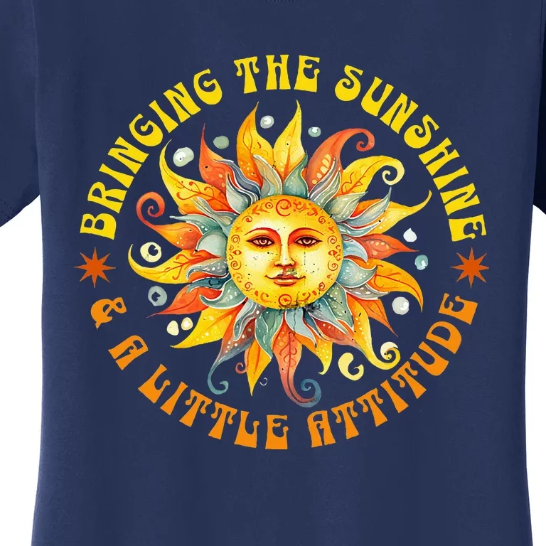 Bringing Sunshine & A Little Attitude Summer Fun In The Sun Women's T-Shirt