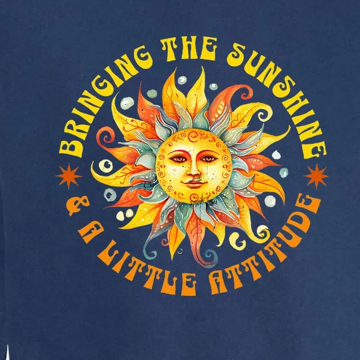 Bringing Sunshine & A Little Attitude Summer Fun In The Sun Garment-Dyed Sweatshirt