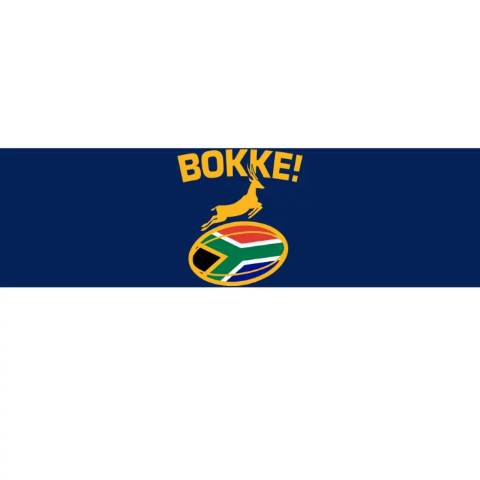 Bokke South African Rugby Fan Bumper Sticker