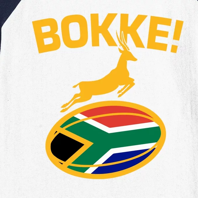 Bokke South African Rugby Fan Baseball Sleeve Shirt