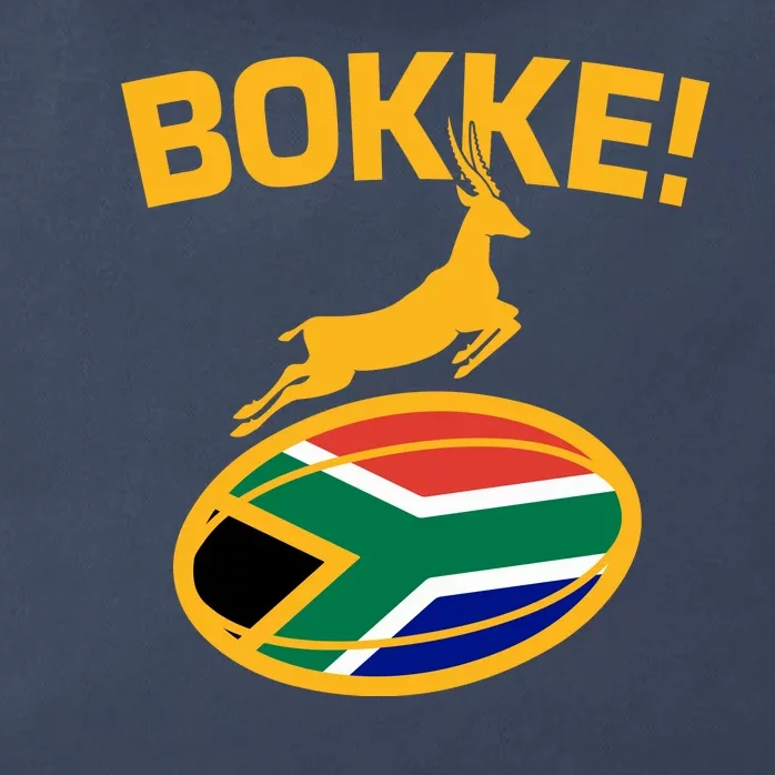 Bokke South African Rugby Fan Zip Tote Bag