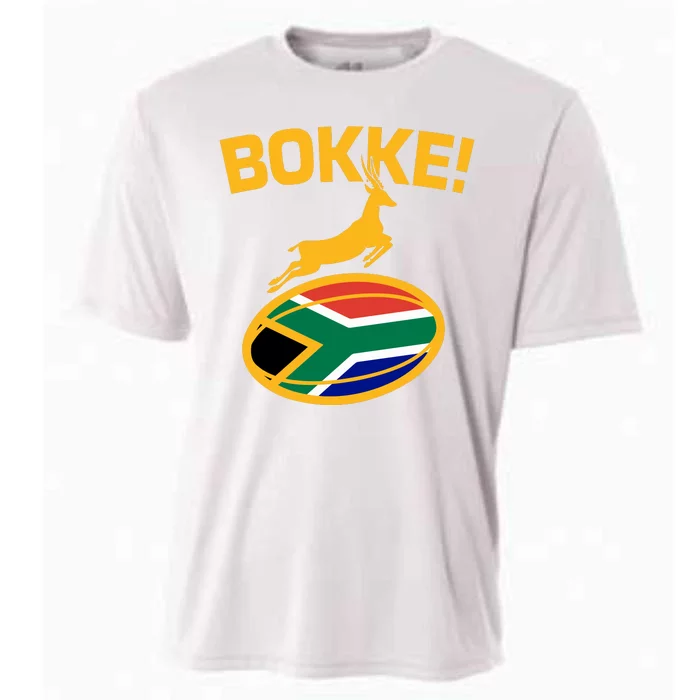 Bokke South African Rugby Fan Cooling Performance Crew T-Shirt