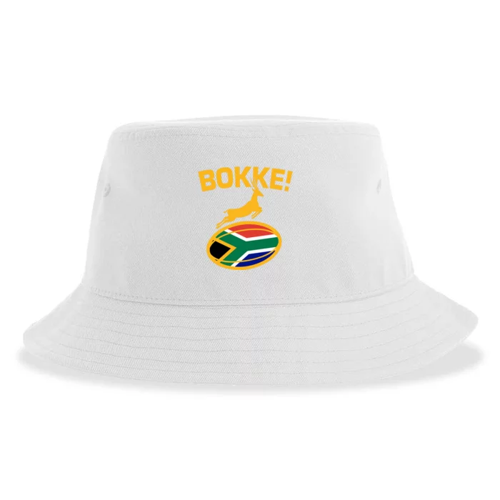 Bokke South African Rugby Fan Sustainable Bucket Hat