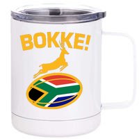 Bokke South African Rugby Fan 12 oz Stainless Steel Tumbler Cup