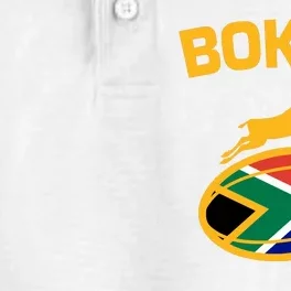 Bokke South African Rugby Fan Dry Zone Grid Performance Polo