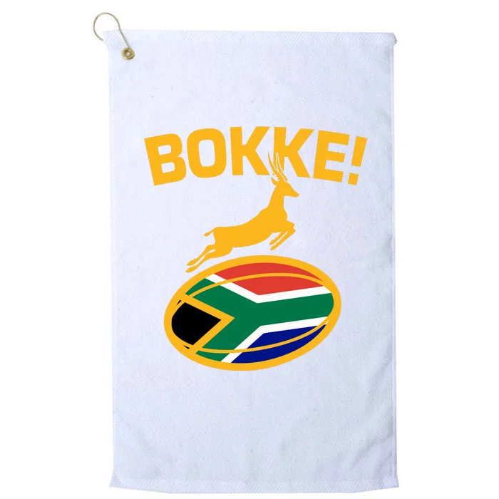 Bokke South African Rugby Fan Platinum Collection Golf Towel