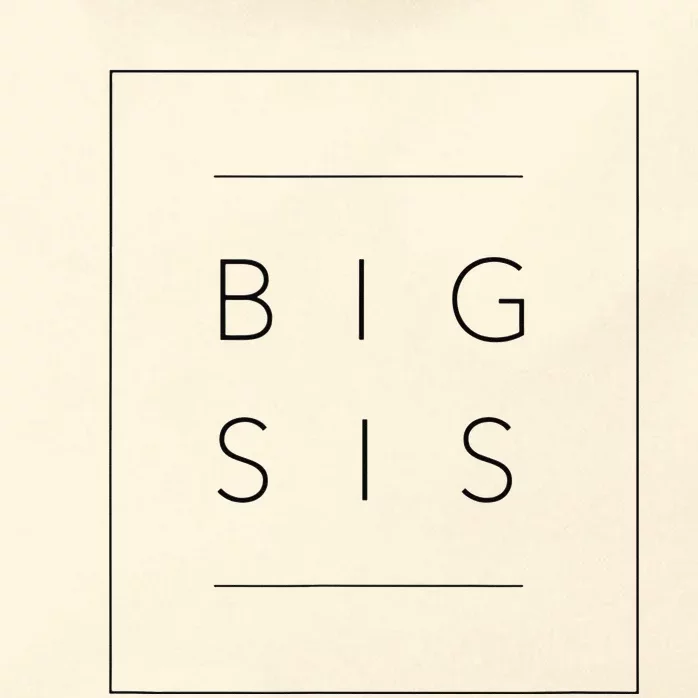 Big Sister Announcement Promoted to Big Sis Zip Tote Bag