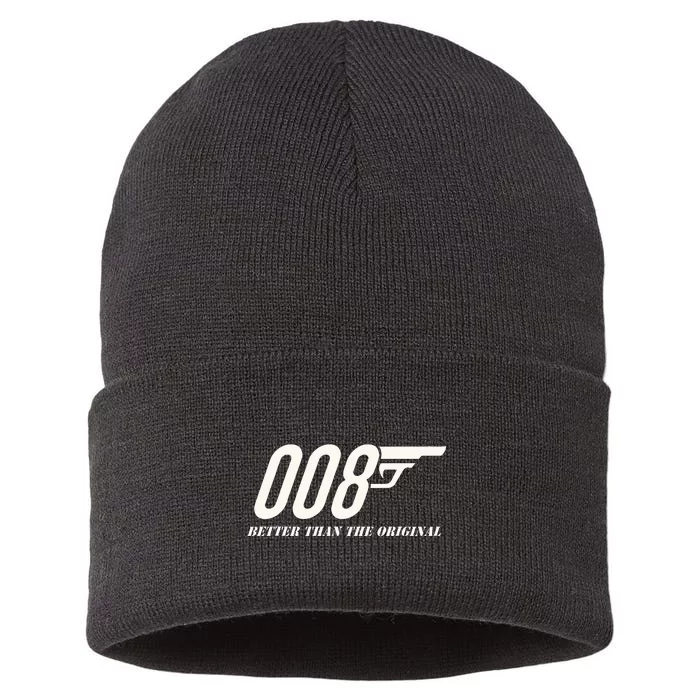 British Secret Agent 007 + 1 Better Than The Original Sustainable Knit Beanie