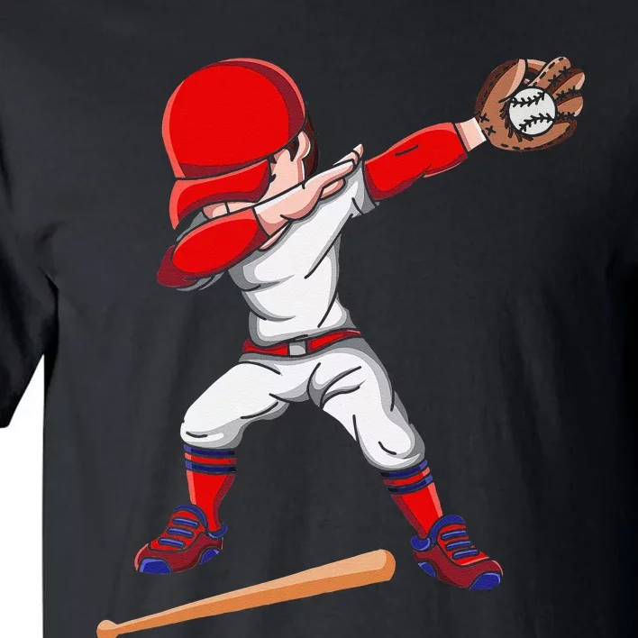 Baseballer Sports Athlete Dabbing Baseball Player Tall T-Shirt