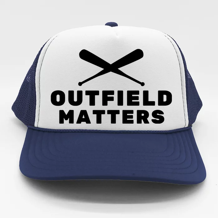 Baseball Sport Baseball Outfield Matters Baseball Outfields Tank Top Trucker Hat