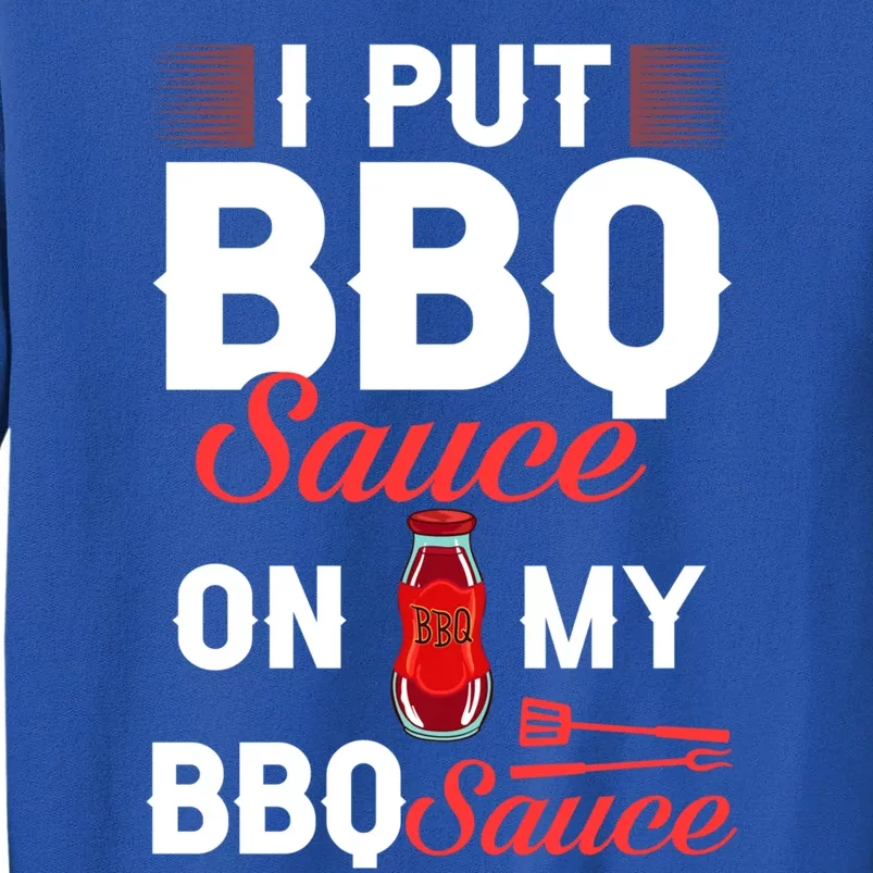 Bbq Sauce Barbeque Recipes Korean Barbecue Keto Gift Tall Sweatshirt