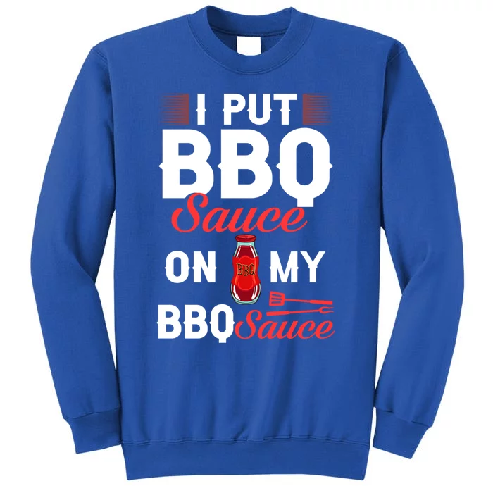 Bbq Sauce Barbeque Recipes Korean Barbecue Keto Gift Tall Sweatshirt