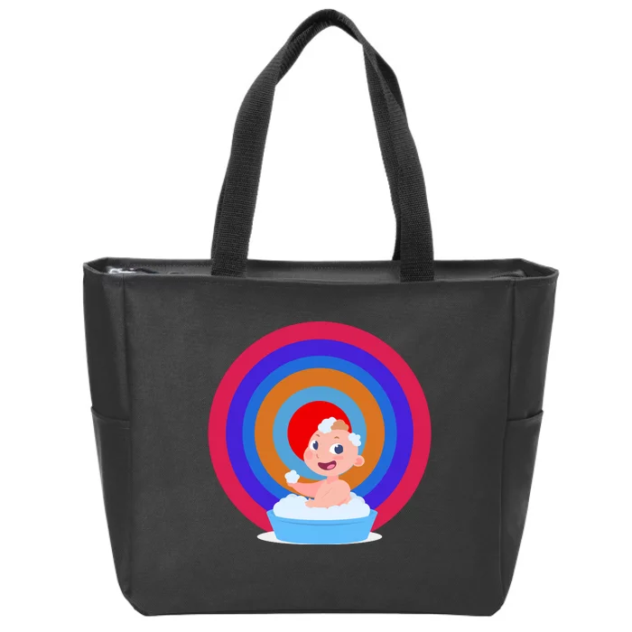 Baby Shower Zip Tote Bag