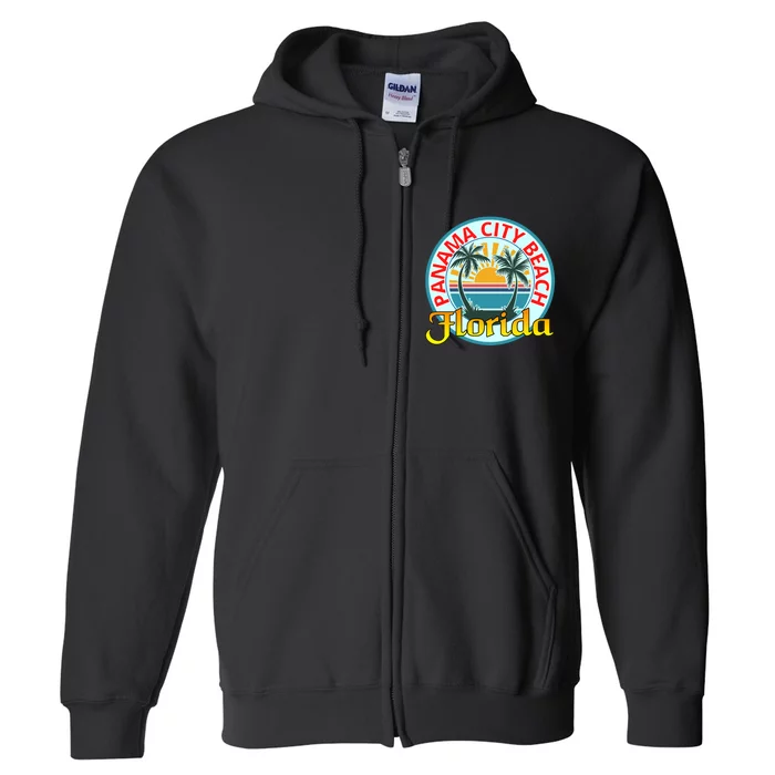 Beach Spring Break Please FL Panama City Beach Full Zip Hoodie