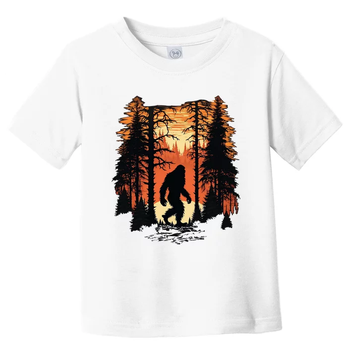 Bigfoot Summer Toddler T-Shirt