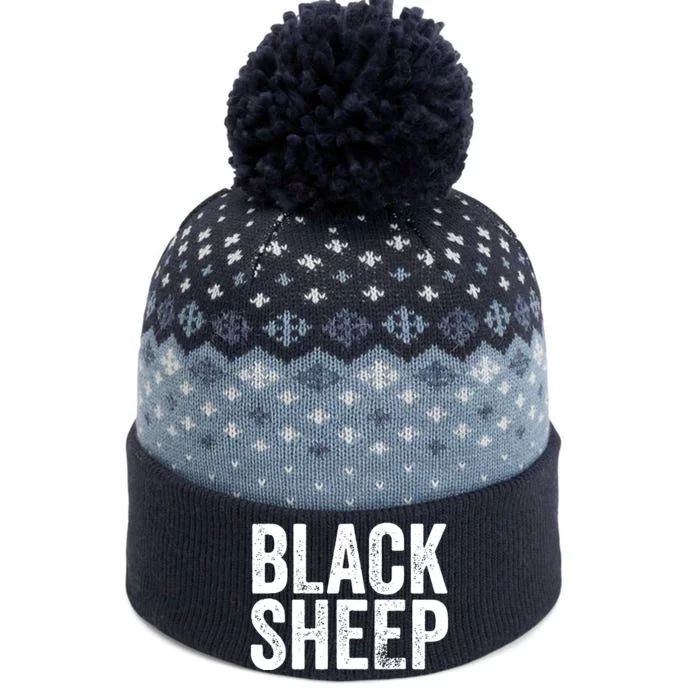 Black Sheep The Baniff Cuffed Pom Beanie